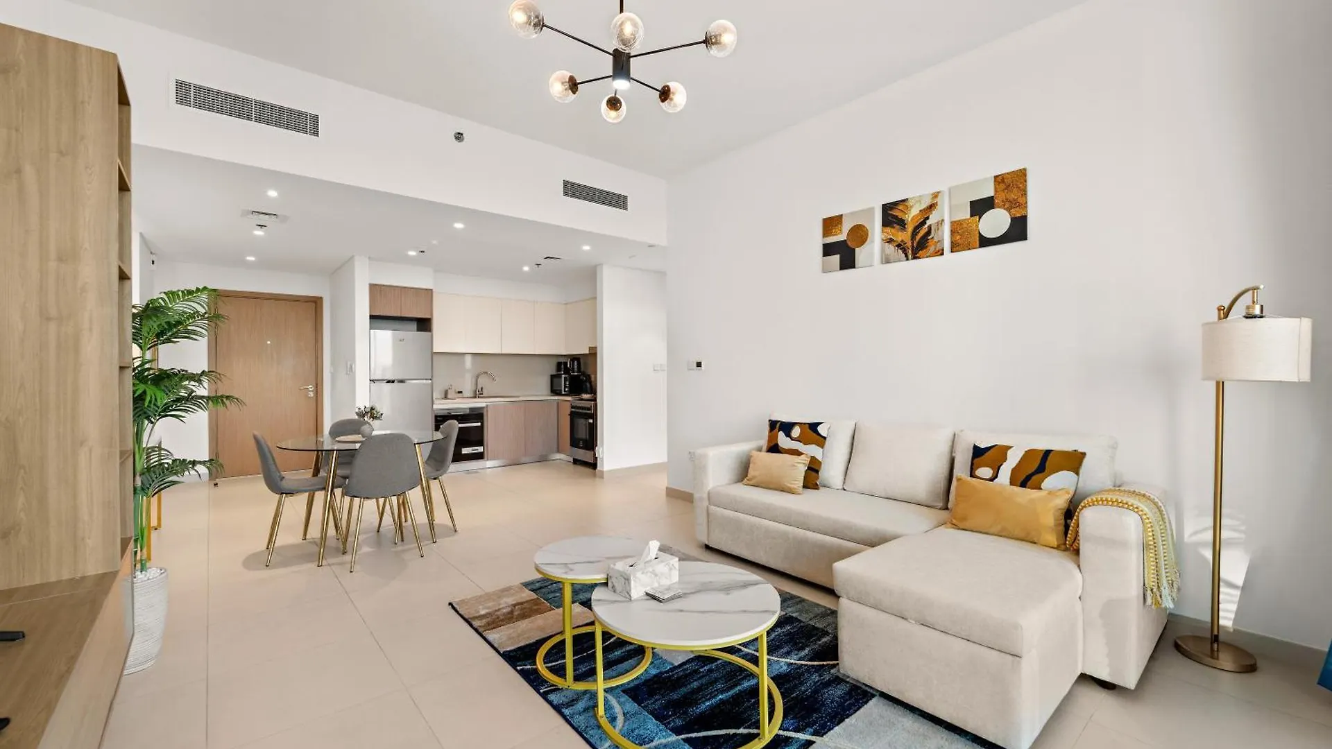 Apartmán Cozy 1Br With Balcony & Panoramic Creek Harbour Views Dubaj Spojené arabské emiráty