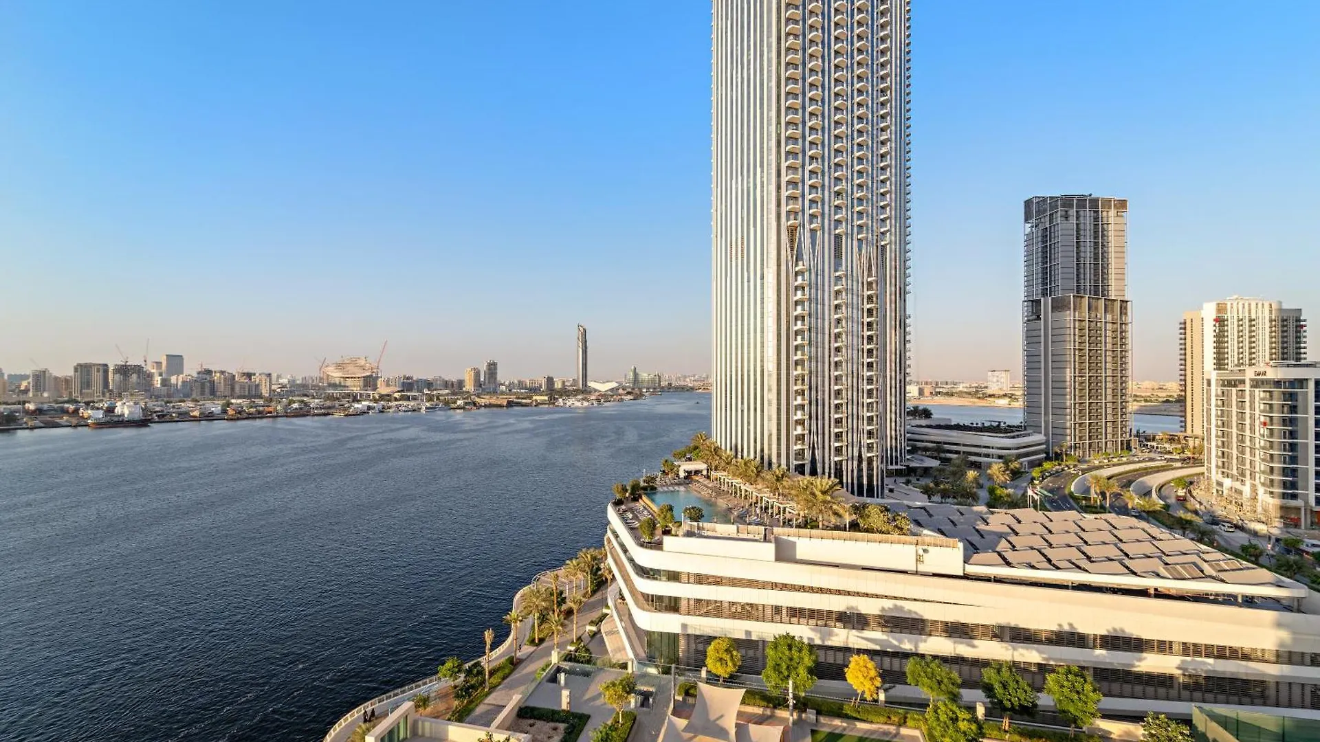 Apartmán Cozy 1Br With Balcony & Panoramic Creek Harbour Views Dubaj