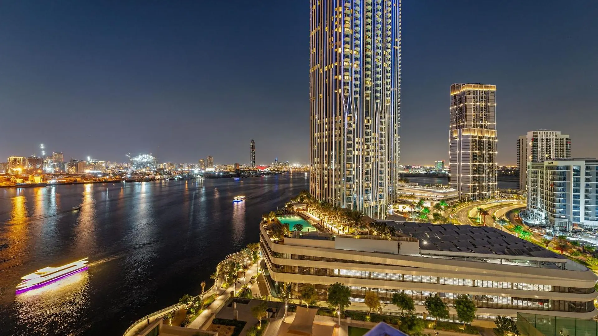 Apartmán Cozy 1Br With Balcony & Panoramic Creek Harbour Views Dubaj