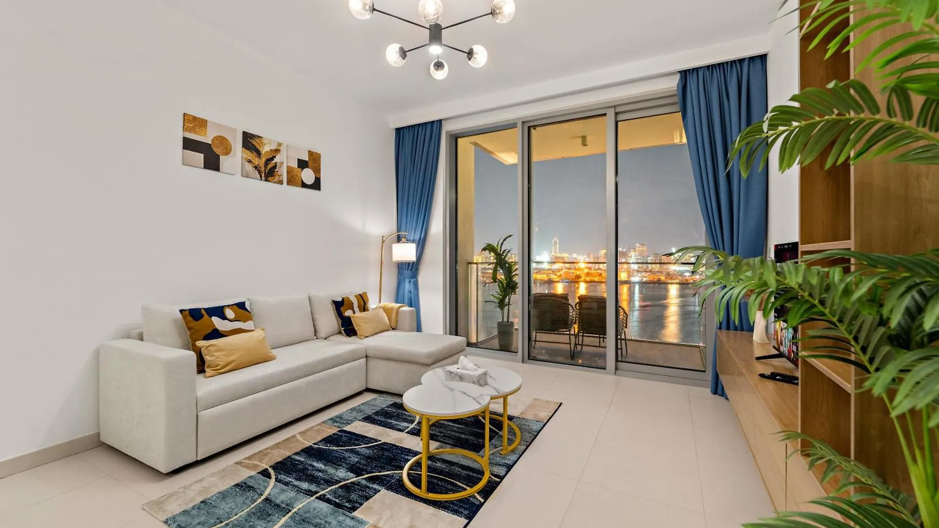 Apartmán Cozy 1Br With Balcony & Panoramic Creek Harbour Views Dubaj Spojené arabské emiráty